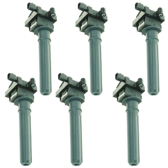 TRQ Ignition Coils Set Kit of 6 NEW for Chrysler Dodge w/ 2.7L V6 ICA61474 Fits select: 2001-2005 CHRYSLER SEBRING, 2005 CHRYSLER 300C