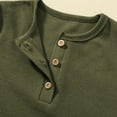thumbnail image 6 of UACY Boys Henley Short Sleeve Shirts Kids Cotton Casual T-Shirt Button Front Solid Tops Tees Summer Clothes (Mint Green, 7-8 Years), 6 of 9