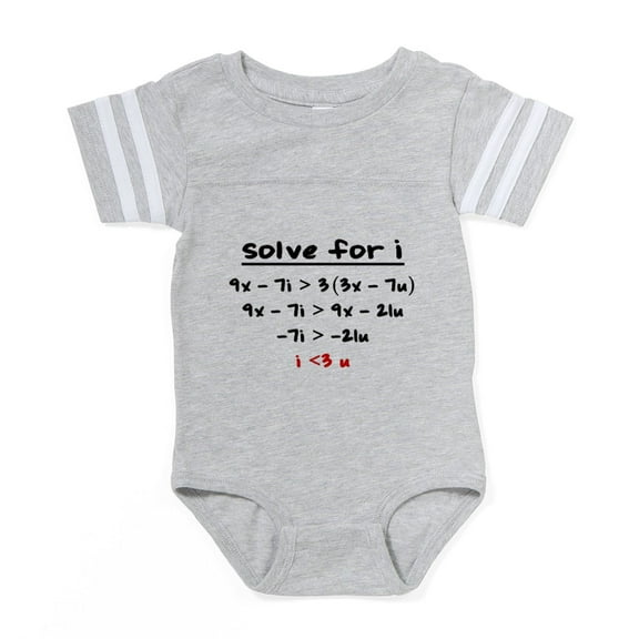 CafePress - Nerdlove - Cute Infant Baby Football Bodysuit