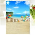 thumbnail image 3 of EeaseCA Beach Photo Studio Background Cloth 3D Photography Backdrop Wall Props Seaside 90x150cm (1589), 3 of 7