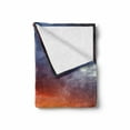 thumbnail image 2 of Nature Soft Flannel Fleece Throw Blanket, Horizon with Dark Storm Cloud Meadow with Sunset View Image Modern Design, Cozy Plush for Indoor and Outdoor Use, 60" x 80", Multicolor, by Ambesonne, 2 of 6