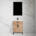 thumbnail image 3 of Blossom Lisbon 24" Freestanding Vanity w/ SMC Sink | Classic Oak | All Wood| Soft-Close Doors, 3 of 9
