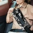 thumbnail image 2 of Floral and Skull Artistic Design Surgery Recovery Seatbelt Pad, 2 of 7