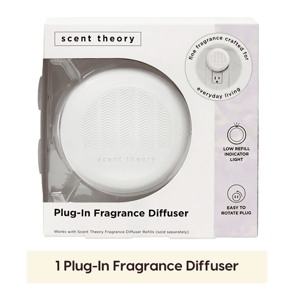 Scent Theory Single Fragrance Diffuser Plug In, White