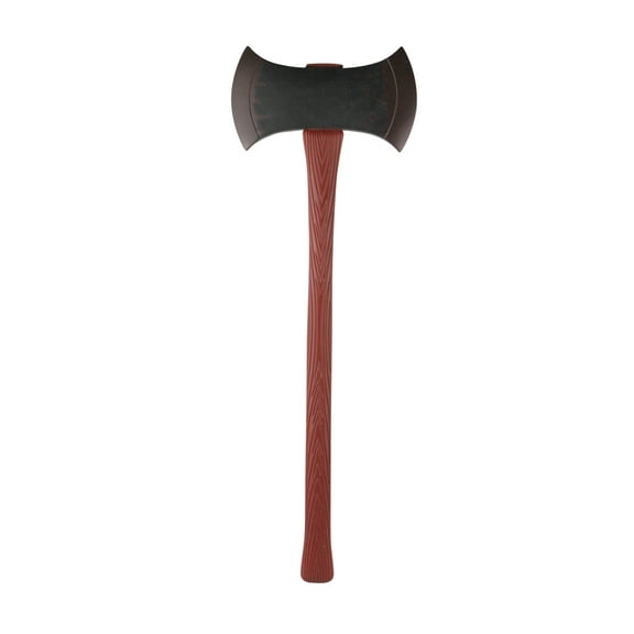 Double Sided Barbarian Axe Weapon Toy Costume Accessory
