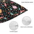 thumbnail image 3 of Pofeuu Cute Rabbit And Flower Print Double-sided plush pillowcase Square Throw Pillow Covers Pillows Cover for Living Room Bedroom Sofa Couch Cushion Cover（No pillow core）-22"x22", 3 of 7