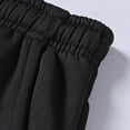 thumbnail image 6 of Winter Heavyweight Pants for Men Sherpa Fleece Lined Joggers, Drawstring Active Sweatpants with Zipper Pockets, 6 of 9