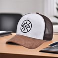 thumbnail image 3 of Diconna Men Summer Mesh Baseball Hat Contrast Color Sun Protection Hat Holiday Outdoor Travel Cap, 3 of 8