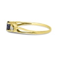 thumbnail image 4 of 14k Yellow Gold Oval Sapphire And Diamond Ring, 4 of 6