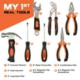 thumbnail image 6 of INCLY 95 Pcs Real Tool Set, Boys Small Real Hand Tools Kit, Construction Learning Tools Hammer Screwdriver for Home DIY Building and Woodworking, Come with Tool Belt & Bag, 6 of 9