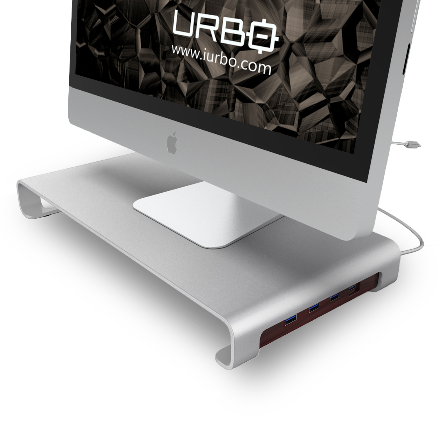 Urbo Monitor Stand with Type-C USB Hub 