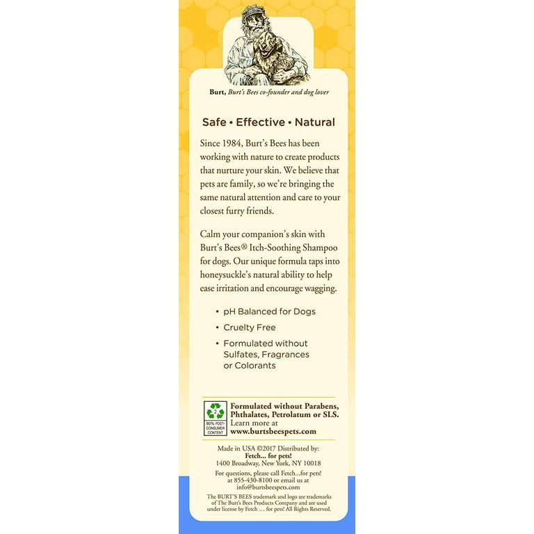 Burt's bees clearance calming dog shampoo
