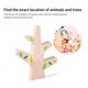 thumbnail image 5 of Juguete Educativo Para Niños Juego De Bloques De Animales De Dibujos Animados De Madera Juguete De Bloques De Construcción Árbol Natural Animales Equilibrio Creatividad Para El Hogar Niños Niños Yuarrent FN002664-00, 5 of 5