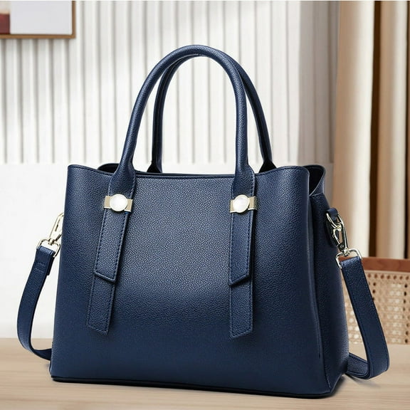 Women's Handbag Texture Soft Leather Large Capacity Tote Bag Cross Bag Shoulder Bag for Women