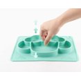 thumbnail image 3 of Silicone Divided Toddler Plates - Fun Lamb Shape Plate With Built-in Placemat For Toddlers, 3 of 4