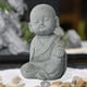 thumbnail image 4 of Miniaturas de Buda, figuras decorativas para bebés, adornos Feng Shui para mesa o coche sola mano en la pierna, 4 of 9