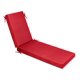 thumbnail image 1 of Milliard Cojín para silla de jardín con espuma viscoelástica para exteriores, con funda impermeable y lavable, color rojo, 73x21x2,5, 1 of 5