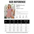 thumbnail image 6 of a.Jesdani Women Tops Summer Round Neck Ruffle Short Sleeve Casual Tunic Blouse S-XXL, 6 of 6