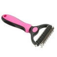 thumbnail image 4 of Pet Undercoat Rake Brush,Pet Undercoat Rake Double Dog Dematting Rake Comb Pet Undercoat Rake Best in Class, 4 of 14