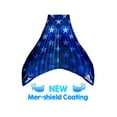thumbnail image 4 of Sun Tail Mermaid Swim Set; Super Siren Mermaid Tail + Blue Monofin for Swimming; size - Child Large 8/10, 4 of 6