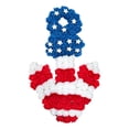 thumbnail image 2 of Couronne de Rose Patriotique pour la Porte de la Fête de l'Indépendance, Couronne Florale 3D Rouge Blanc Bleu, Décoration de Rose Artificielle Réutilisable Non Fanée pour Porte d'Entrée, Mur, Fête de Vacances, Festival, Célébration, 2 of 9