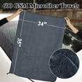 thumbnail image 7 of Yalumo 2-Pack Car Drying Towel, 35"x24”Large Microfiber Towels for Cars, Super Absorbent Drying Towels Car Detailing, Twist Pile Microfiber Towel for Auto Detailing, SUV, Truck, Gray, 7 of 7