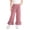 Red-05, variant on Ugoldhm Toddlers Gingham Ruffle Hem Wide Leg Pants Elastic Waist Checkered Cropped Trousers for Summer Wear