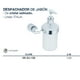 thumbnail image 2 of Despachador De Jabón para Baño Alfa  Cromado de Acero Inoxidable, 2 of 2