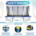 thumbnail image 3 of Plexalife 9' X 15' Gymnastics Style, Rectangular Trampoline Set with Premium Top-Ring Enclosure System - Blue/Yellow, 3 of 6