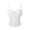 White, variant on Women's Sexy Lace Back Zipper Corset Top Bustier with Mesh Sheer Fishbone Waist Cincher – G-String Body Shapewear for Daily or Party Wear Black L