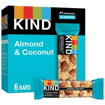 KIND Bars, Almond & Coconut, Gluten free, 1.4 oz, 6 Snack Bars