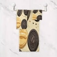 thumbnail image 5 of WOBOGO Oreo Cookies Ultra Soft 3 Pack Cotton Towel Set Includes 60 x 30in Bath Towel 28 x 16in Face Towel and 13 x 13in Small Square Towel for Everyday Use Lightweight and Compact, 5 of 8