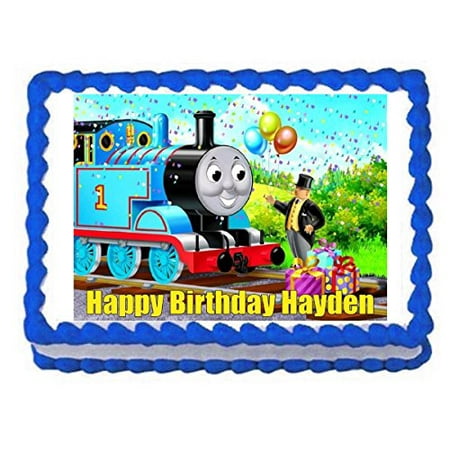 THOMAS AND FRIENDS TRAIN edible cake image frosting sheet decoration cake (Cake For Best Friend)