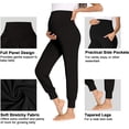 thumbnail image 3 of Pantalones de maternidad para mujer, pijamas de yoga para embarazadas, pantalones deportivos con bolsillos., 3 of 7