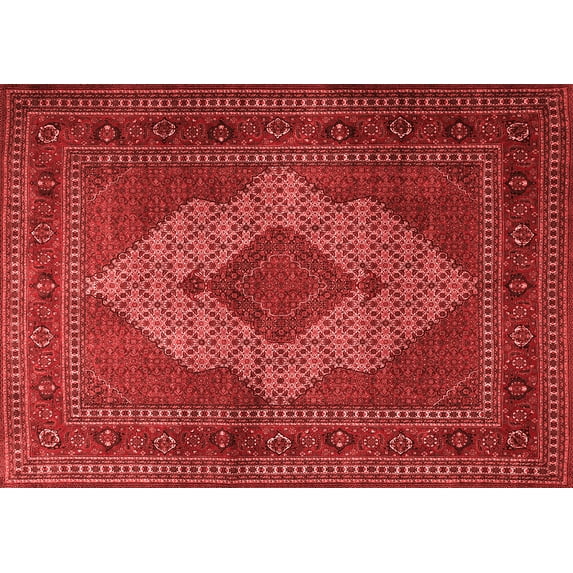 Ahgly Company Indoor Rectangle Persian Red Traditional Area Rugs, 7' x 10'