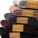 thumbnail image 5 of Calcetines de invierno Minnieouse para hombre gruesos cálidos suaves reutilizables Caqui gris oscuro gris claro, 5 of 6