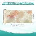 thumbnail image 2 of Uxcell Wood Grain Wallpaper Border 6" x 16.4ft Textured Frame Sticker, Yellow Pattern, 2 of 7
