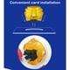 thumbnail image 3 of sweethay Máquina de juego con botón pulsador, accesorios transparentes, consola, interruptor de frambuesa, piezas de repuesto, placa de copia Videojuegos y accesorios Amarillo, 3 of 6