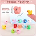thumbnail image 2 of Mini Resin Ducks, Cute Tiny Ducks to Hide Miniature Figures Bulk Perfect for Dollhouse & Micro Fairy Garden & Landscape & Aquarium & DIY Craft Decor(Pink, 120pcs), 2 of 6