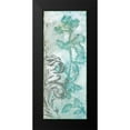 thumbnail image 2 of Goldberger, Jennifer 12x24 Black Modern Framed Museum Art Print Titled - Flower Spray IV, 2 of 5