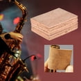 thumbnail image 4 of 10 piezas Universal saxofón cuello instrumento de corcho accesorio tiras de repuesto hojas cuello junta corchos para Alto/Soprano/Tenor 2mm de espesor 61x41mm Gloria Corcho de cuello de saxofón, 4 of 9