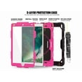 thumbnail image 5 of Case for iPad Air 3 10.5 2019 / iPad Pro 10.5 2017, Rugged Heavy Duty Shockproof Protective Cover Case with Rotating Kickstand for iPad Air (3rd Gen) 10.5" 2019 / iPad Pro 10.5" 2017, 5 of 5