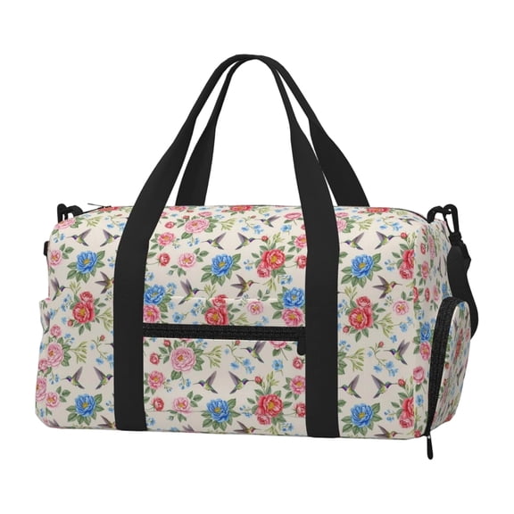 Gym Bag for Women Men Boho Weekender Overnight Workout Travel Duffle Sports Tote Mysterious Aesthetic Waterproof Foldable Sports Bag