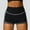Black, variant on Women's Shorts Elastic Waist High-waisted Hip Lift Gym Shorts High-bounce Tights Peach Yoga Shorts