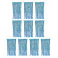 thumbnail image 1 of 10 Pcs Fringe Curtain Metallic Tinsel Foil Fringe Curtain Backdrop Reusable Glimmering Wavy Tinsel Backdrop for Parties Birthdays Photo Booth Props,40" x 79", 1 of 8
