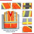 thumbnail image 3 of KAYGO Safety Vest with Pockets - High Visibility Reflective Vest ANSI Class 2 Construction Vest, 3 of 5