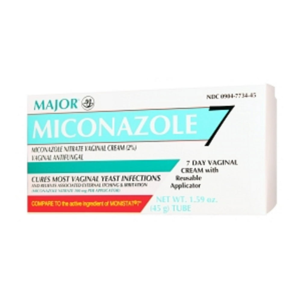 Major Miconazole Nitrate 2 7Day Cream, 45 g, White