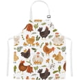 thumbnail image 2 of Parent Child Aprons with Pocket - Cute Dinosaur Matching Aprons for Kids and Adults, 2 of 4
