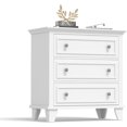 thumbnail image 1 of Blanca 3 - cajón de anchura cómoda con vintage handle: a moderno wood dormitorio chest o sala de estar nightstand gabinete, 1 of 6
