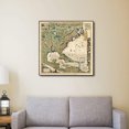 thumbnail image 4 of 18" x 18" Vintage 1773 Map of British Empire in North America Wall Art, 4 of 7